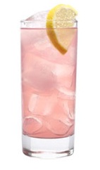 Acai Lemonade - The Acai Lemonade drink is made from VeeV acai spirit, lemonade and cranberry juice, and served in a highball glass.