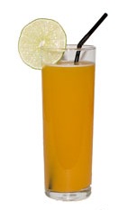 Apricot Summer - The Apricot Summer drink is made from VeeV Acai Spirit and apricot nectar, and served in a chilled collins glass.