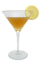 Apricot Sour - The Apricot Sour is made from Apricot Brandy, sugar and fresh lemon juice, and served in a chilled cocktail glass.
