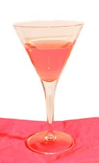 Bachelor's Bait - The Bachelor's Bait cocktail is made from Gin, orange bitters and grenadine, and served in a chilled cocktail glass.