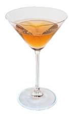 Bloodhound - The Bloodhound Cocktail is made from Gin, Dry Vermouth, Sweet Vermouth and fresh strawberries, and served in a chilled cocktail glass.
