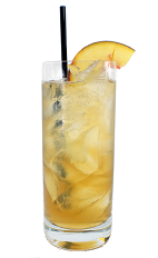 Bourbon Cobbler - The Bourbon Cobbler is made from Bourbon, Southern Comfort, Peach Brandy, fresh lemon juice, bar sugar and sparkling water, and served in a chilled highball glass.