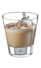 Brandy and Cream - The Brandy and Cream drink is made from Amarula, brandy and heavy cream, and served in an old-fashioned glass.