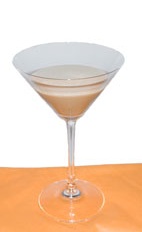 Coco Chanel - The Coco Chanel cocktail is made from Gin, Coffee Liqueur and half-and-half, and served in a chilled cocktail glass.