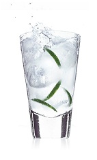 Cointreau Bubbles - The Cointreau Bubbles drink is made from Cointreau, lime and club soda, and served in a highball glass.