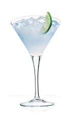 Cointreautini Cocktail - The Cointreautini cocktail is made from Cointreau liqueur and lime juice, and served in a chilled cocktail glass.