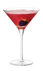 Cosmopolitan Chambord - The Cosmopolitan Chambord cocktail is made from Chambord raspberry liqueur, vodka, Cointreau orange liqueur, cranberry juice and lime juice, and served in a chilled cocktail glass.