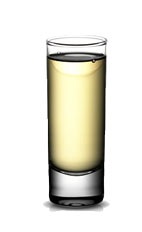 Cuervo Shot - The Cuervo Shot is made from Jose Cuervo Gold tequila, a pinch of salt and a lime wedge, and served in a shot glass.