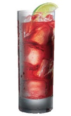 El Diablo - The El Diablo drink is made from silver tequila (Jose Cuervo Tradicional Silver), raspberry liqueur, pomegranate juice, simple syrup,, lime juice, blackberries and ginger beer, and served in a highball glass.