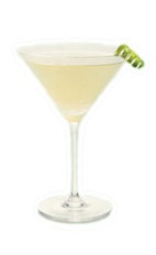 French Gimlet - The French Gimlet cocktail is made from St Germain elderflower liqueur, gin or vodka and lime juice, and served in a chilled cocktail glass.