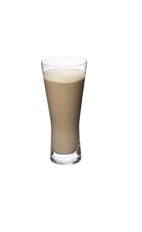 Grand Iced Tea Latte - The Grand Iced Tea Latte drink is made from Grand Marnier, cold milk and chilled espresso, and served in a highball glass.