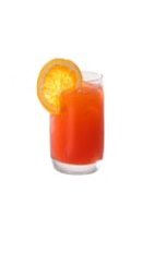 Grand Orange - The Grand Orange drink is made from Grand marnier, Campari and orange juice, and served in a highball glass.