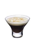 Grand Spice Coffee - The Grand Spice Coffee cocktail is made from Grand Marnier, espresso, cinnamon and whipped cream, and served in a chilled cocktail glass.