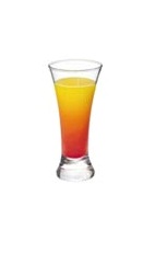 Grand Tequila Sunrise - The Grand Tequila Sunrise drink is made from Grand Marnier, tequila, orange juice and grenadine, and served in a highball glass.