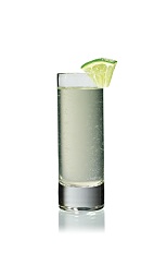 Hot & Sour Shot - The Hot & Sour Shot is made from Stoli Hot jalapeno vodka and Rose's lime, and served in a chilled shot glass.