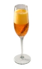 Ichabods New Year - The Ichabods New Year drink is themed from Ichibod Crane of The Legend of Sleepy Hollow. Made from champagne and pumpkin spice liqueur, it is best served in a chilled champagne flute.