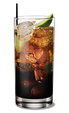 Club Kahlua - The Club Kahlua drink is made from Kahlua coffee liqueur, club soda and lime, and served in a highball glass.