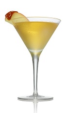 Appletini Karamel - The Appletini Karamel cocktail is made from Stoli Salted Karamel Vodka and apple juice, and served in a chilled cocktail glass.