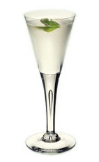 Left Bank Martini - The Left Bank Martini is made from gin, St-Germain elderflower liqueur and white wine, and served in a chilled cocktail glass.