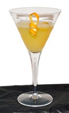 Limbo Cocktail - The Limbo Cocktail is made from rum, creme de bananes and orange juice, and served in a chilled cocktail glass.