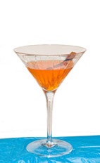 Martini Pumpkin - The Martini Pumpkin cocktail is made from vodka, pumpkin spice liqueur and simple syrup, and served in a chilled cocktail glass.