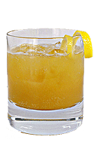 Orange Blossom Special - The Orange Blossom Special drink is made from Bourbon, Cointreau and fresh orange juice, and served in a chilled old-fashioned glass.