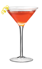 Martini PAMA - The Martini PAMA cocktail is made from PAMA Pomegranate Liqueur, Cointreau and vodka, and served in a chilled cocktail glass.