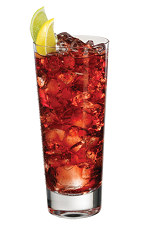 PAMA Tea - The PAMA Tea drink is made from PAMA Pomegranate Liqueur, citrus vodka, freshly brewed tea and simple syrup, and served in a highball glass.