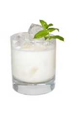 Pacific Pacifier - The Pacific Pacifier drink is made from Cointreau, creme de bananes and half-and-half, and served in an old-fashioned glass.