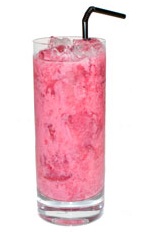 Saguaro Cream - The Saguaro Cream drink is made from rum, Tequila Rose, prickly pear cactus fruit and guanabana juice, and served in a highball glass.