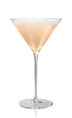 Banana Salted - The Banana Salted cocktail is made from Stoli Salted Karamel Vodka, spiced rum, banana liqueur and milk, and served in a chilled cocktail glass.