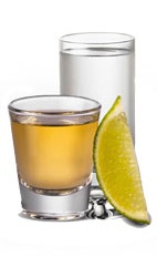 Shot of Cuervo - The Shot of Cuervo is made from Jose Cuervo Gold or Silver tequila, and combines the flavors of tequila, salt and lime, served in a chilled shot glass.