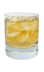 Snarky Punch - The Snarky Punch is made from Calvados, Canadian Whiskey, sugar and club soda, and served in a chilled old-fashioned glass.