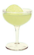 The Gypsy Cocktail - The Gypsy cocktail is made from gin, St-Germain elderflower liqueur, green chartreuse and lime juice, and served in a chilled cocktail glass.