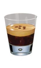 Vodka Espresso - The Vodka Espresso drink is made from vodka, Amarula and espresso, and served in an old-fashioned glass.