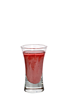 Monkey Brain - The Monkey Brain shot is made from sambuca, Campari and Baileys (or Dooleys), and served in a shot glass.