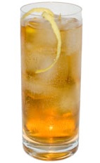 Bermuda Highball - The Bermuda Highball drink is made from Gin, Brandy, Dry Vermouth and sparkling water, and served in a chilled highball glass.