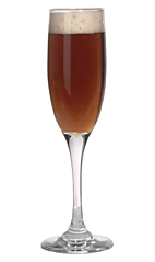 Black Velvet - The Black Velvet drink is made from Guiness (or other dark stout) and champagne, and served in a champagne flute.