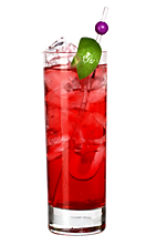 Blind Date - The Blind Date drink is made from gin, cranberry juice and Schweppes Russian, and served in a highball glass.