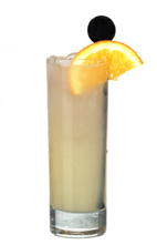 No Fear - The No Fear drink is made from Absolut Citron, grapefruit jucie and Schweppes Russian, and served in a highball glass.