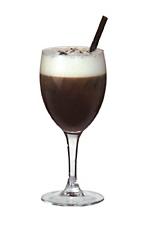 Cafe Parisienne - The Cafe Parisienne drink is made from Grand Marnier Rouge, hot coffee and whipped cream, and served in a wine glass, or an Irish coffee glass.