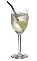 White wine cooler - The White Wine Cooler drink is made from dry white wine and lemon-lime soda, and served in a white wine glass.