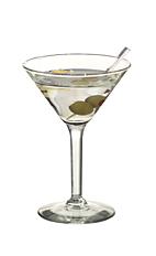 Dry Martini - The Dry Martini cocktail is made from dry gin and dry vermouth, and served in a cocktail glass.
