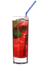 Emilio - The Emilio drink is made from vodka, Passoa, cranberry juice and Red Bull, and served in a highball glass.