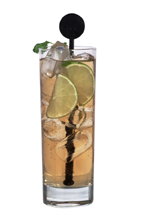 Fidel Castro - The Fidel Castro drink is made from dark rum, lime juice and ginger ale, and served in a highball glass.