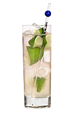 G-5 - The G-5 drink is made from citrus rum (aka Bacardi Limon), orange vodka (aka Absolut Mandrin), Roses Lime, egg white, Red Bull and lemon-lime soda, and served in a highball glass.
