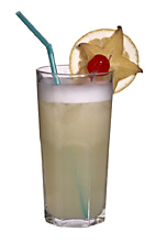Greyhound - The Greyhound drink is made from vodka, grapefruit juice and egg white, and served in a highball glass.