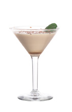 KGB - The KGB cocktail is made from cognac, Kahlua and milk, and served in a cocktail glass.