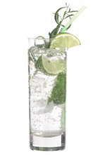 Limetto Limonade - The Limetto Limonade drink is made from vodka, Cinzano Limetto, lemon-lime soda and lime wedges, and served in a highball glass.