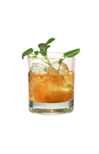 Mandarine Whisky - The Mandarine Whisky drink is made from Mandarine Napoleon and scotch, and served in an old-fashioned glass.